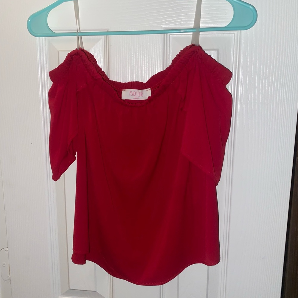 Off the shoulder blouse